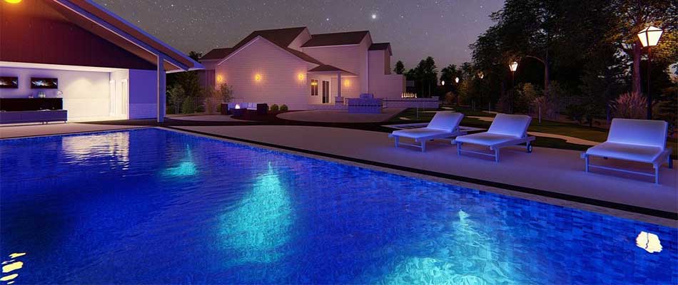3D design for a custom pool in Ankeny, IA.