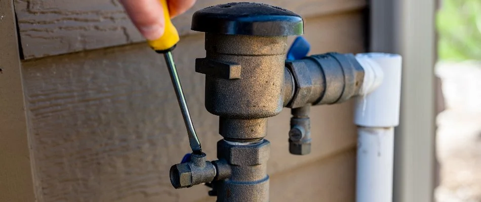 Irrigation system startup in Ankeny, IA.